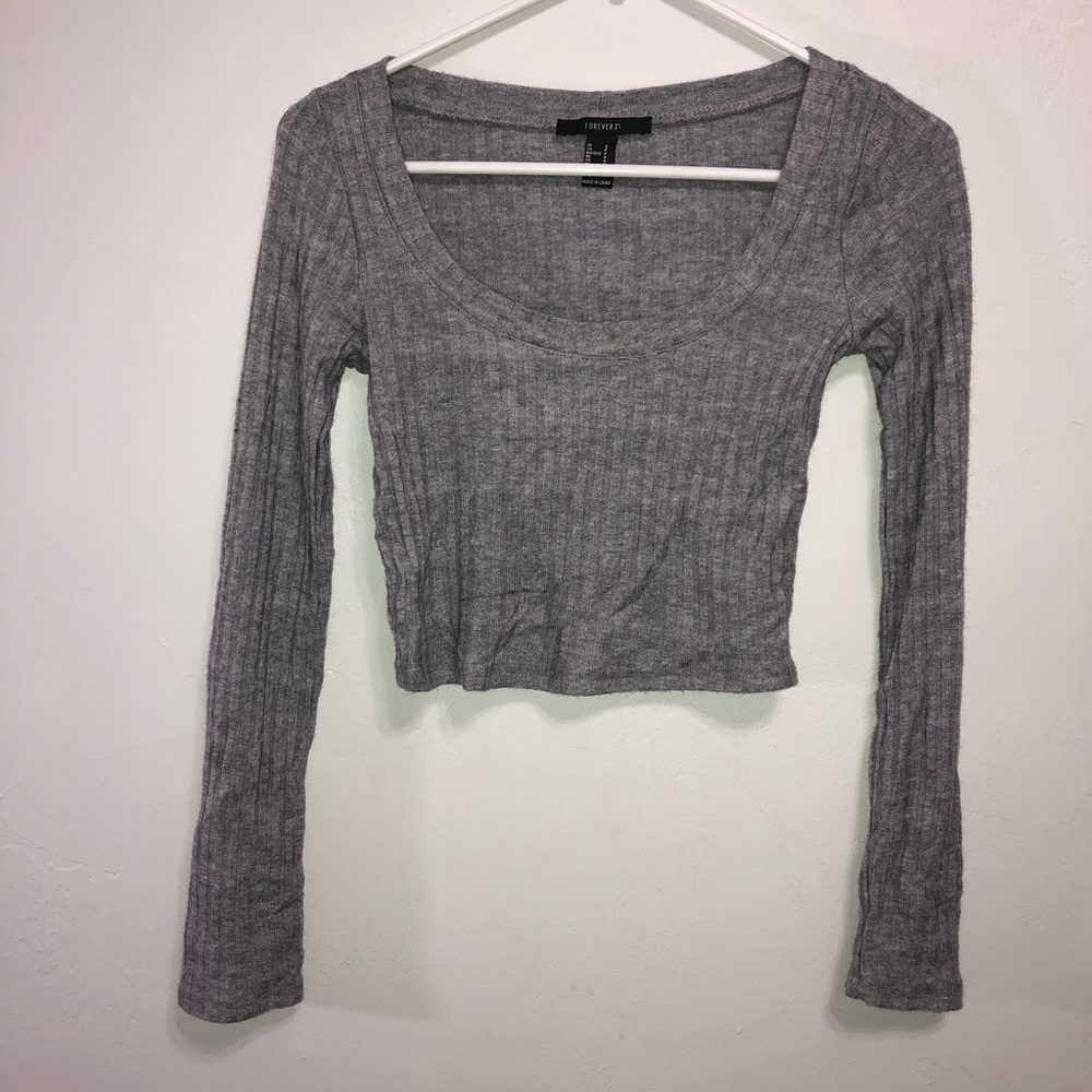 Long sleeve crop too